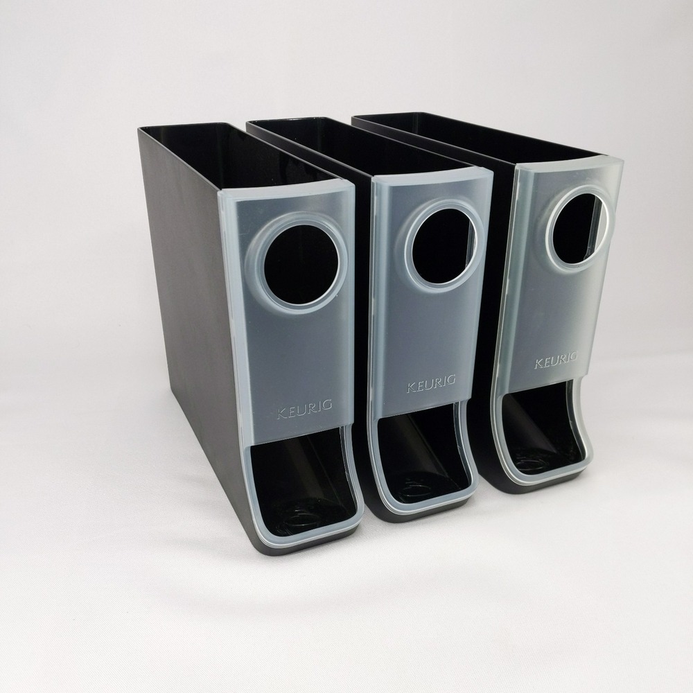 Keurig K Cup Pod Holder Slim Caddy Set of 3 Vertical Coffee Storage Dispenser